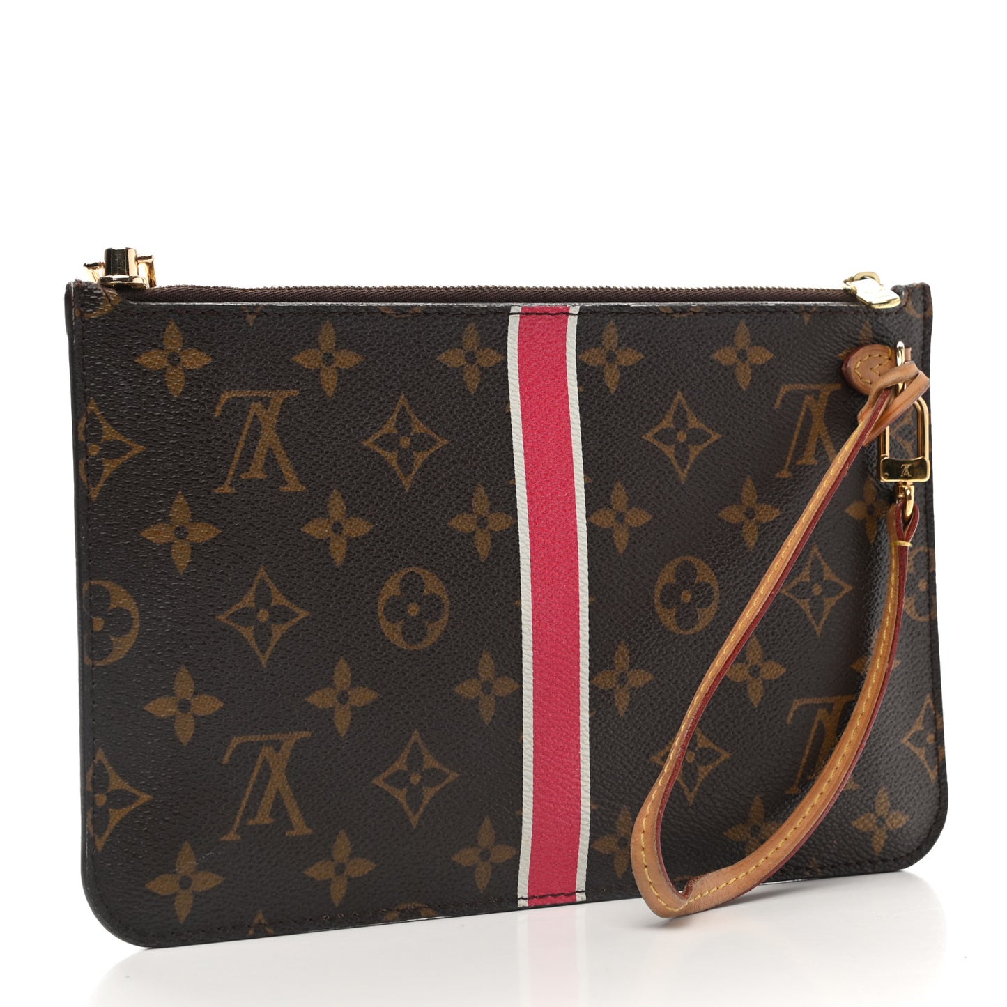 Monogram My LV Heritage Neverfull MM GM Pochette Fuchsia White