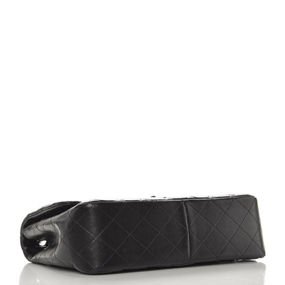 Chanel Lambskin Quilted Jumbo Single Flap Black 5 of 10
