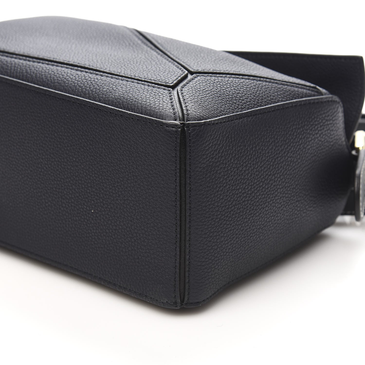 Loewe Calfskin Small Puzzle Bag Midnight Blue Black 8 of 9