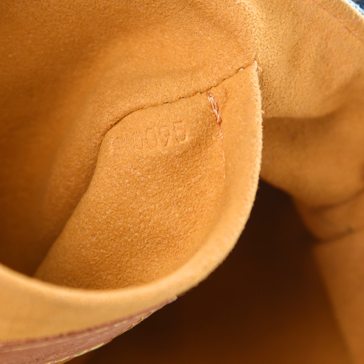 Louis Vuitton Monogram Denim Mini Pleaty Blue 8 of 9