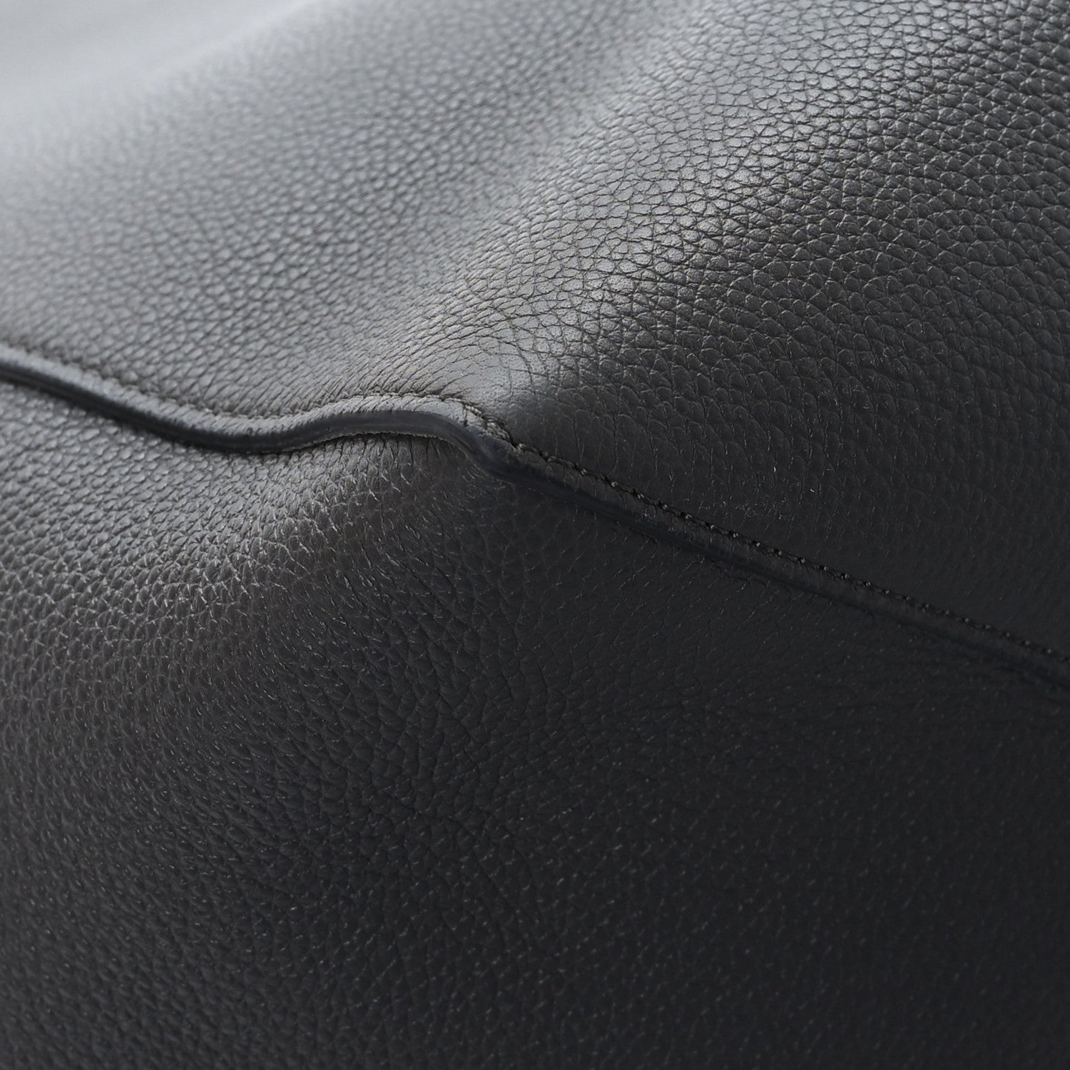 Celine Soft Grained Calfskin Belt Cabas Phantom Medium Grey 9 of 10