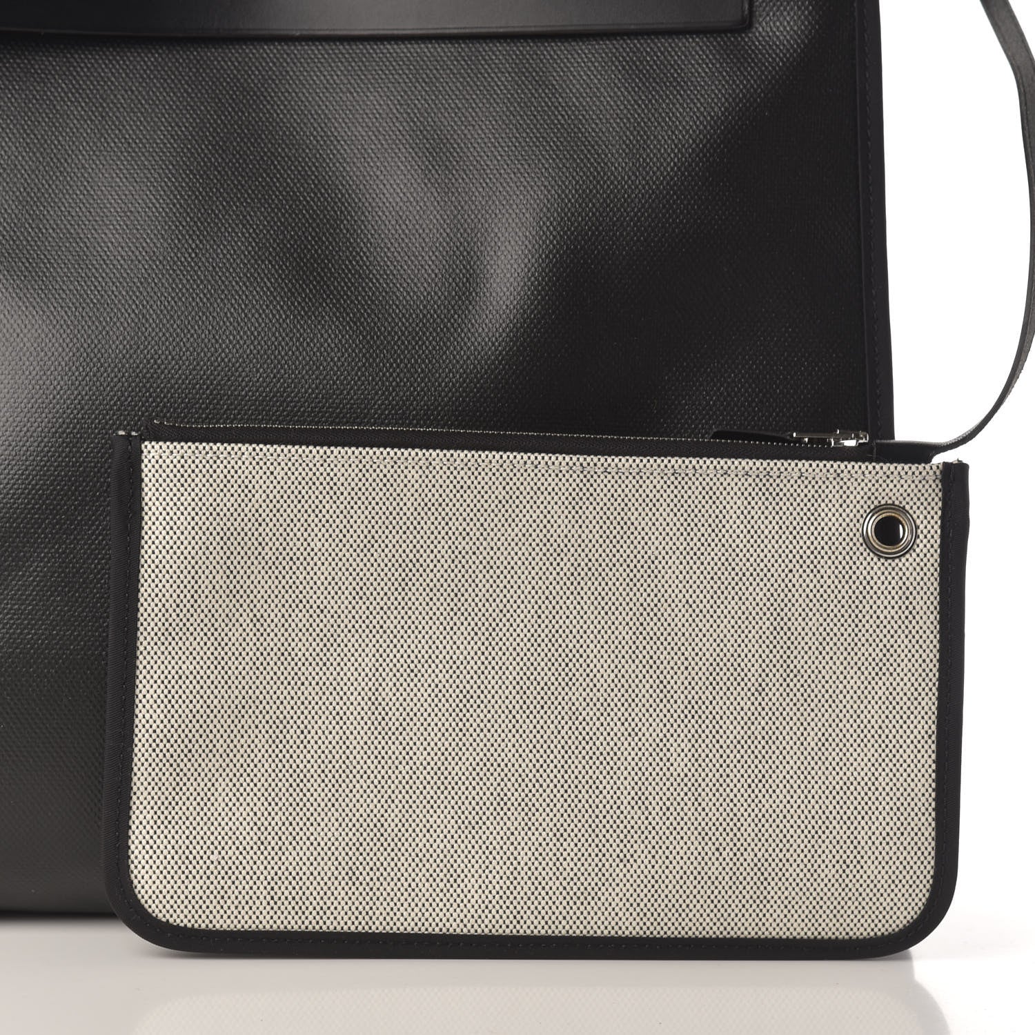 Hermes Toile H Berline Vache Hunter Herbag Zip 39 MM Black Ecru 9 of 12