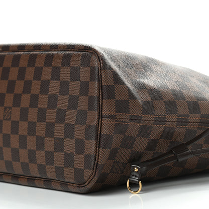 Louis Vuitton Damier Ebene Neo Neverfull MM Rose Ballerine 7 of 12