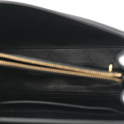 Celine Satinated Calfskin Small 16 Top Handle Bag Black 5 of 10