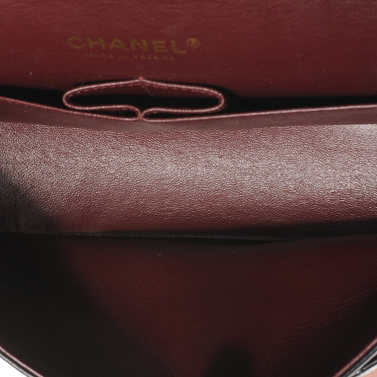 Lambskin Double Flap Medium Black