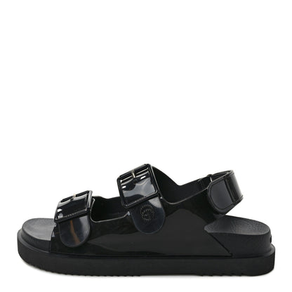 Gucci Rubber Mini Double G Womens Isla Dad Sandals 39 Black 1 of 8