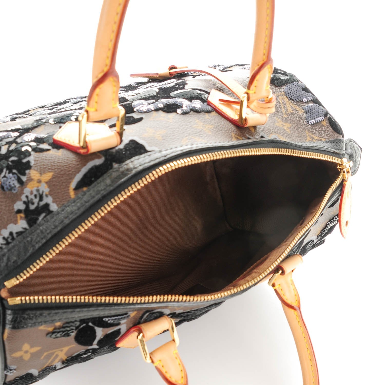 Louis Vuitton Monogram Fleur De Jais Sequins Speedy 30 5 of 7