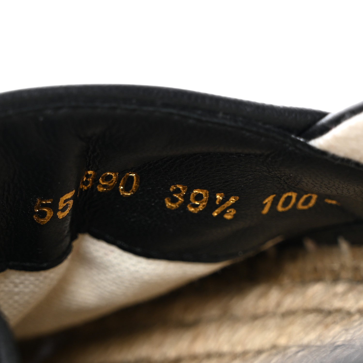 Gucci Nappa Matelasse GG Marmont Espadrilles 39.5 Black 10 of 14