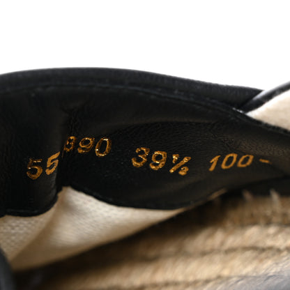 Gucci Nappa Matelasse GG Marmont Espadrilles 39.5 Black 10 of 14