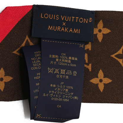Louis Vuitton LV X TM Silk Monogram Cerises Bandeau Brown 3 of 3