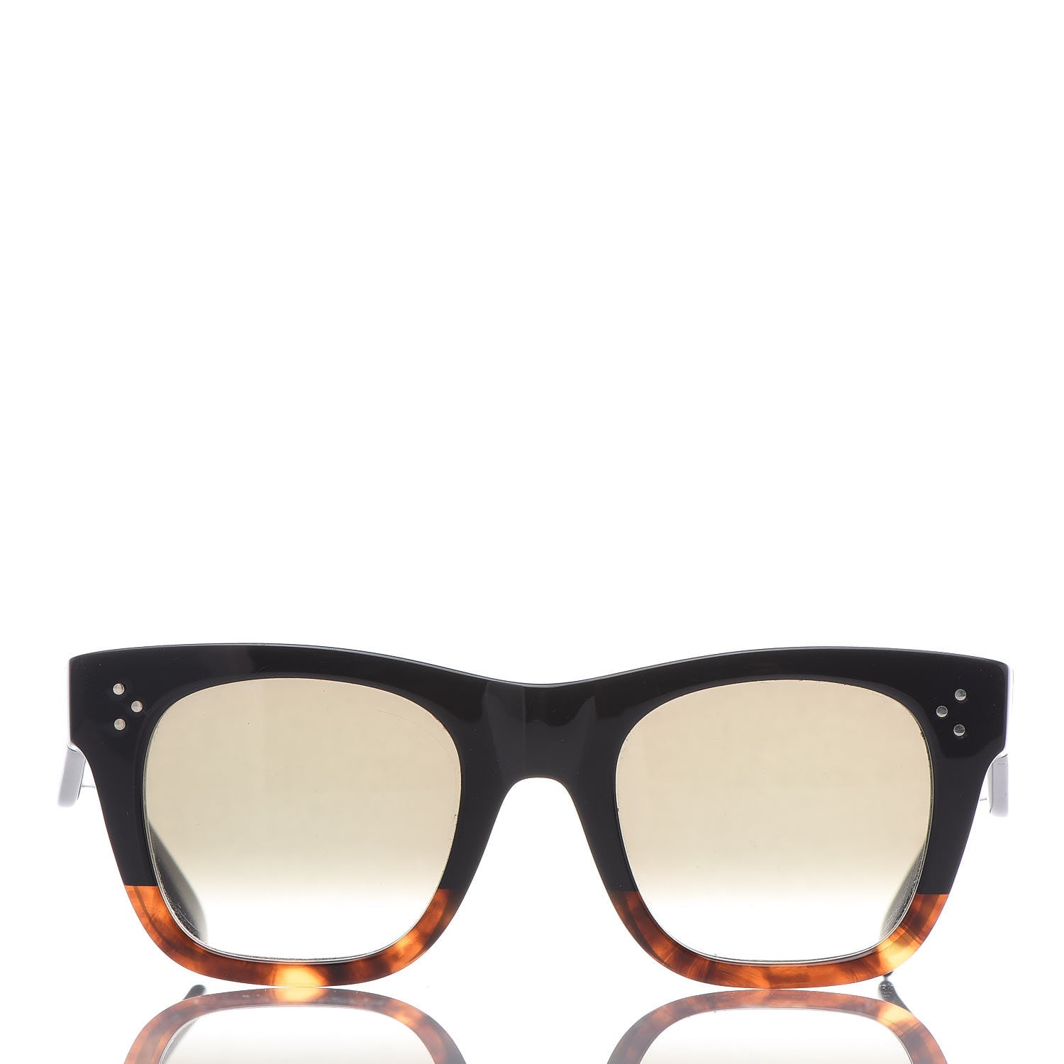 Celine Catherine Sunglasses CL 41098/F/S Black Havana 3 of 7
