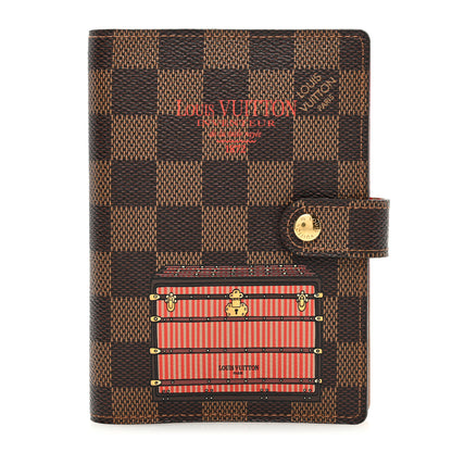 Louis Vuitton LOUIS VUITTON Damier Ebene Trunks and Bags Small Ring Agenda 1 of 6
