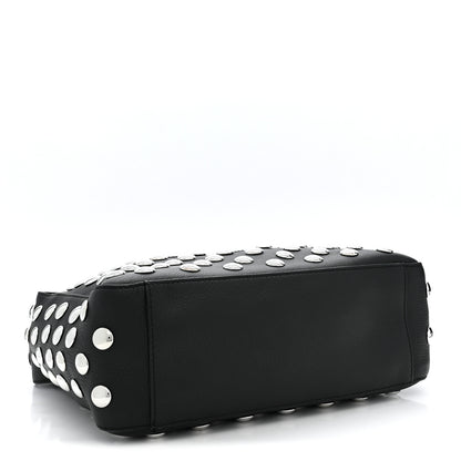 Khaite Pebbled Sport Calfskin Studded Elena Black 4 of 9