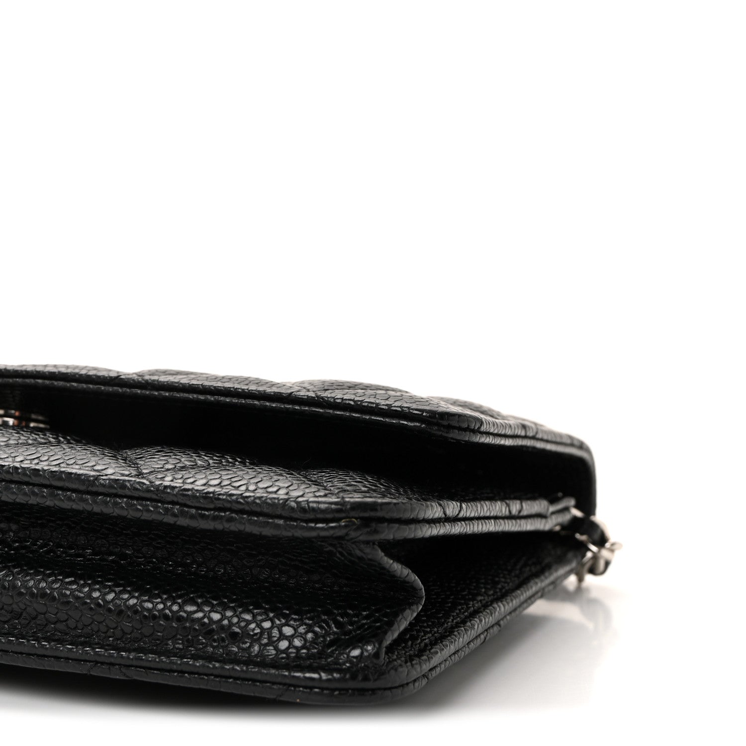 Chanel Caviar Quilted Wallet On Chain WOC Black 11 of 12