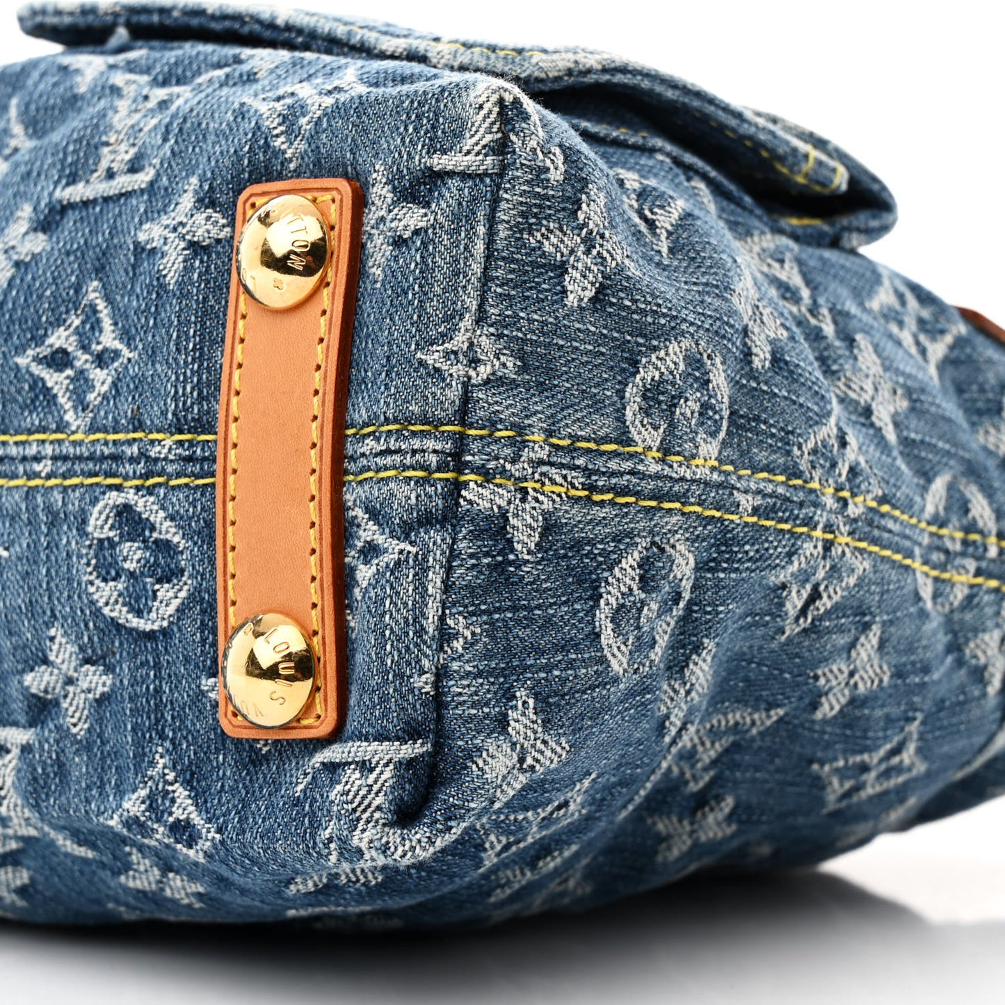 Monogram Denim Baggy PM Blue