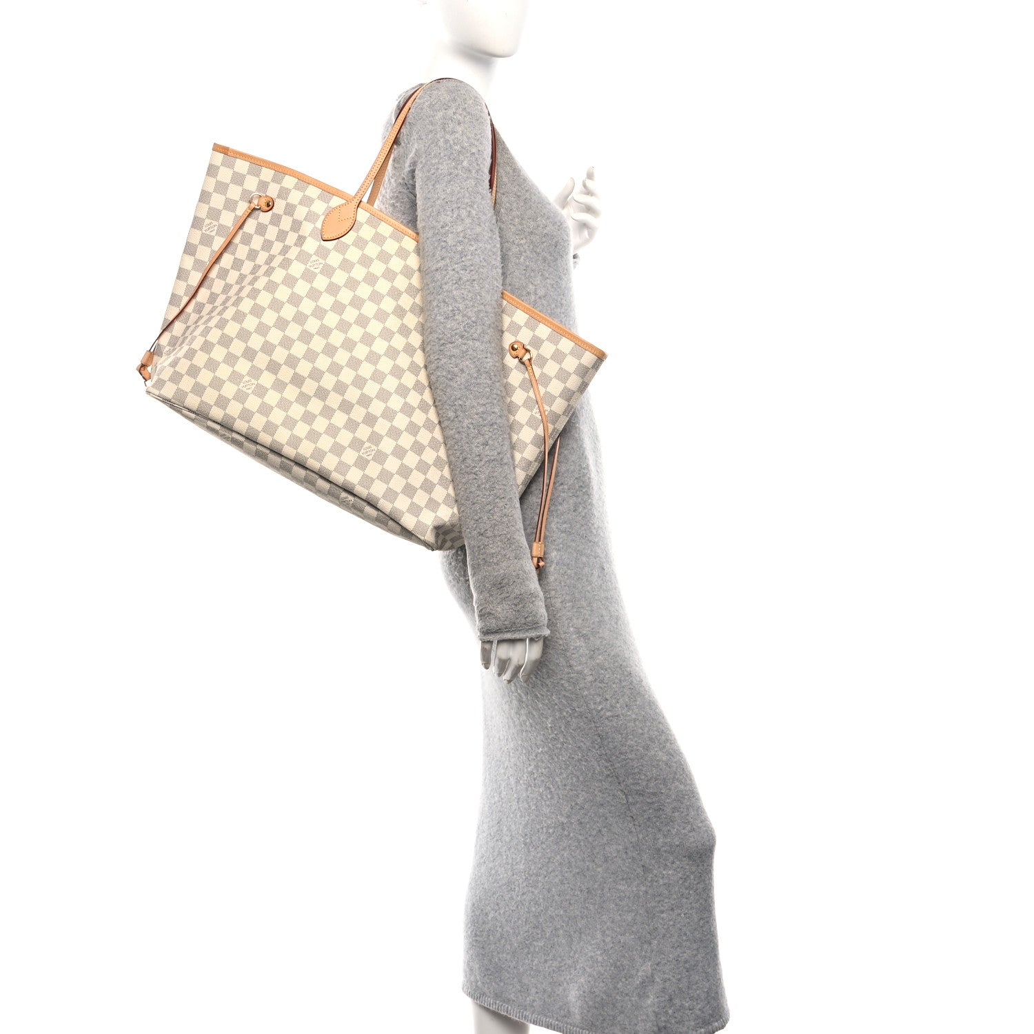 Louis Vuitton Damier Azur Neverfull GM 2 of 9