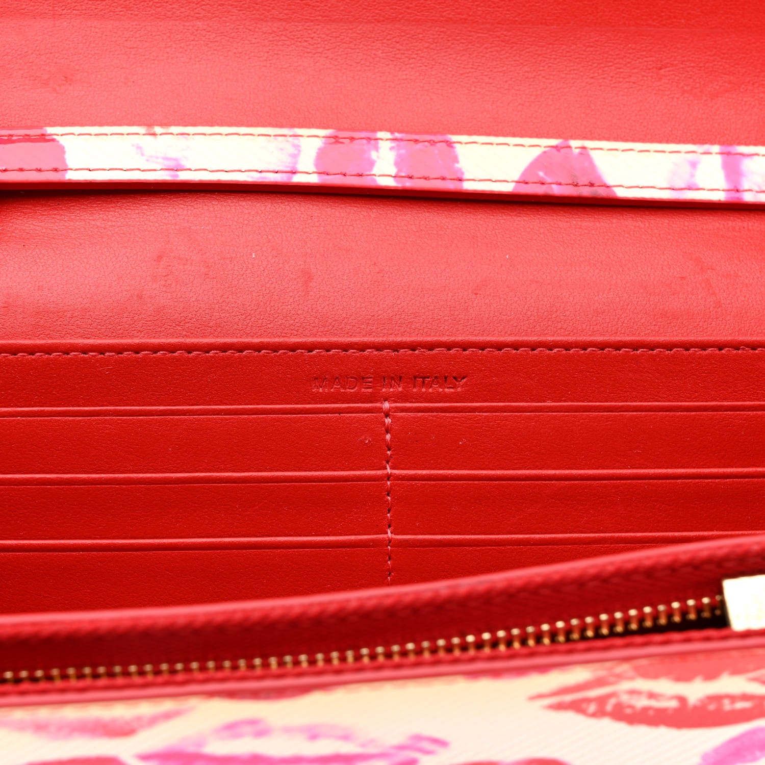 Christian Louboutin Patent Lip Print Macaron Flap Wallet Multicolor 6 of 14