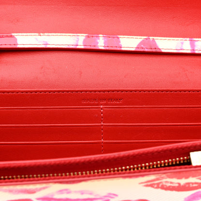 Christian Louboutin Patent Lip Print Macaron Flap Wallet Multicolor 6 of 14