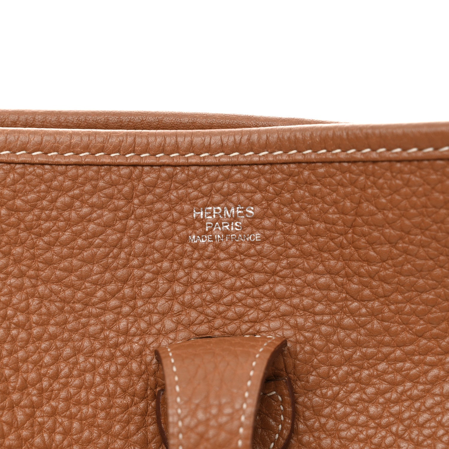 Hermes Taurillon Clemence Evelyne II PM Gold 6 of 18