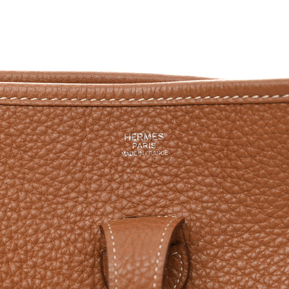 Hermes Taurillon Clemence Evelyne II PM Gold 6 of 18