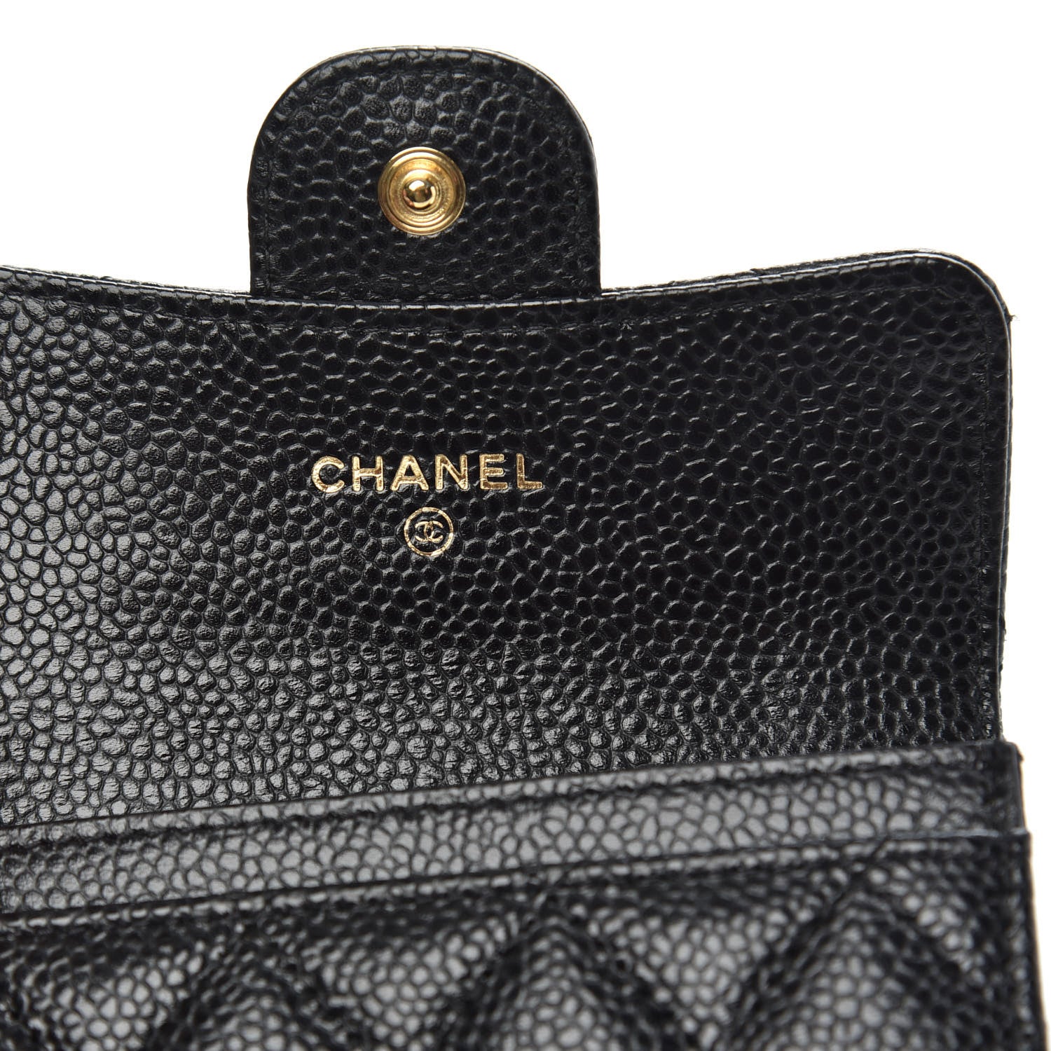 Chanel Caviar Quilted Flap Card Holder Black 6 of 9