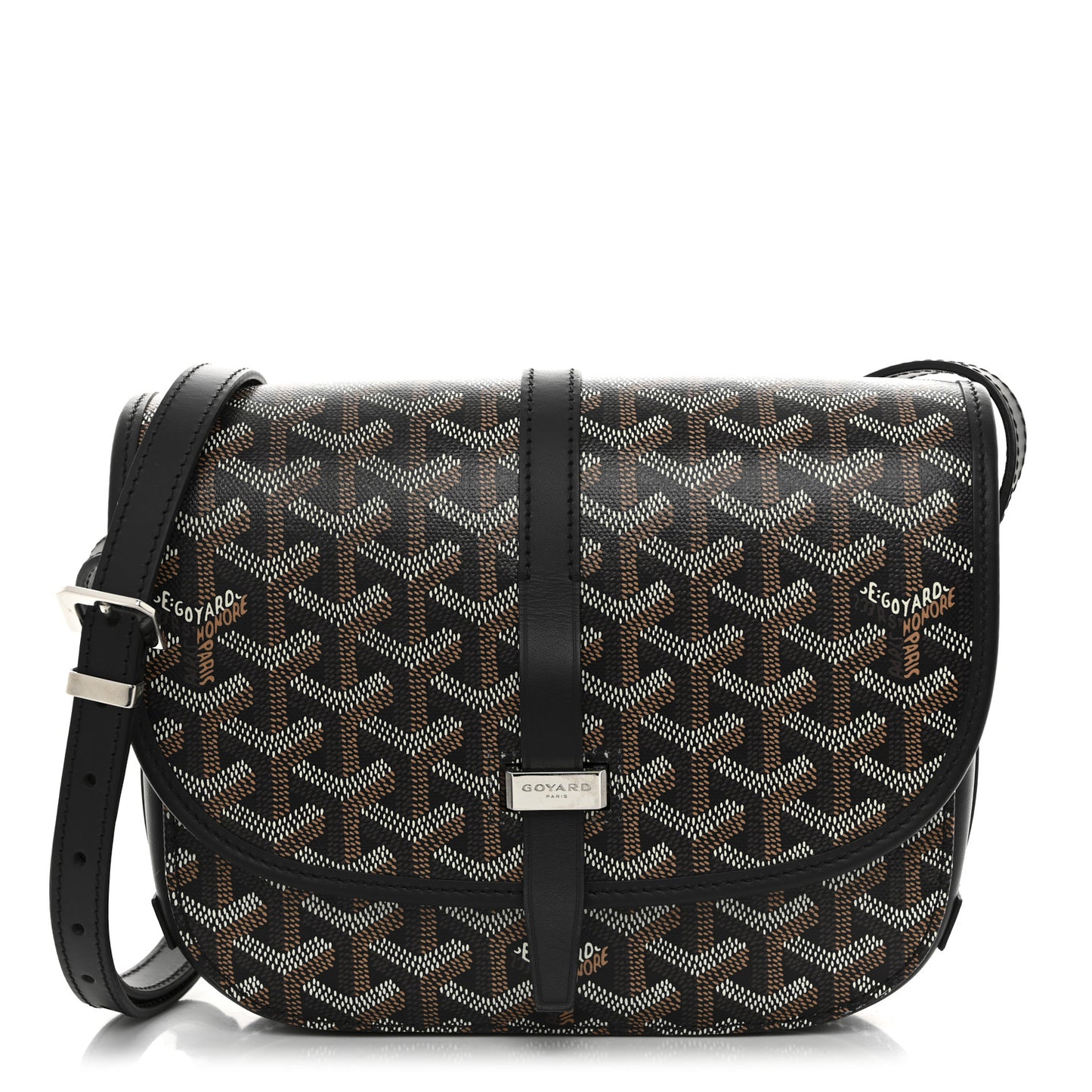Goyardine Belvedere II PM Messenger Bag Black