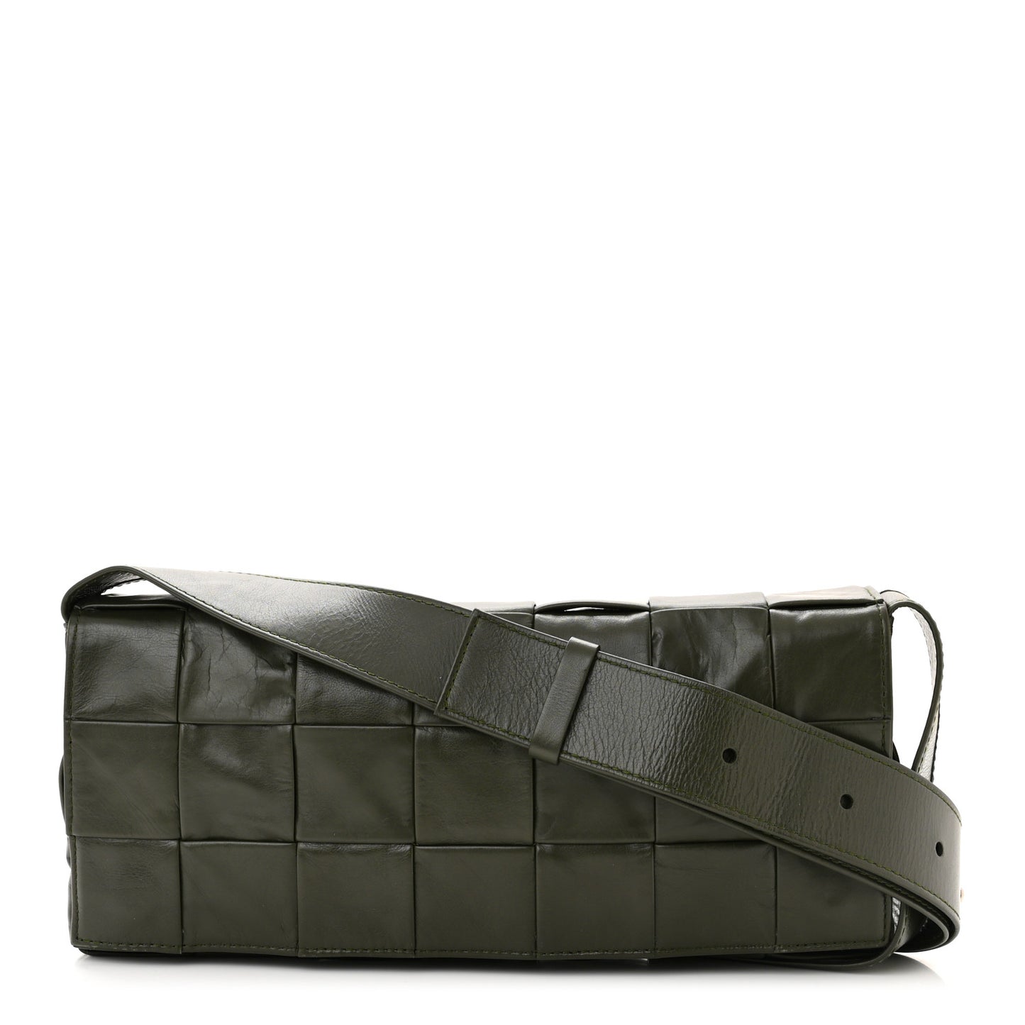 Paper Calfskin Intrecciato Stretch Cassette Camping