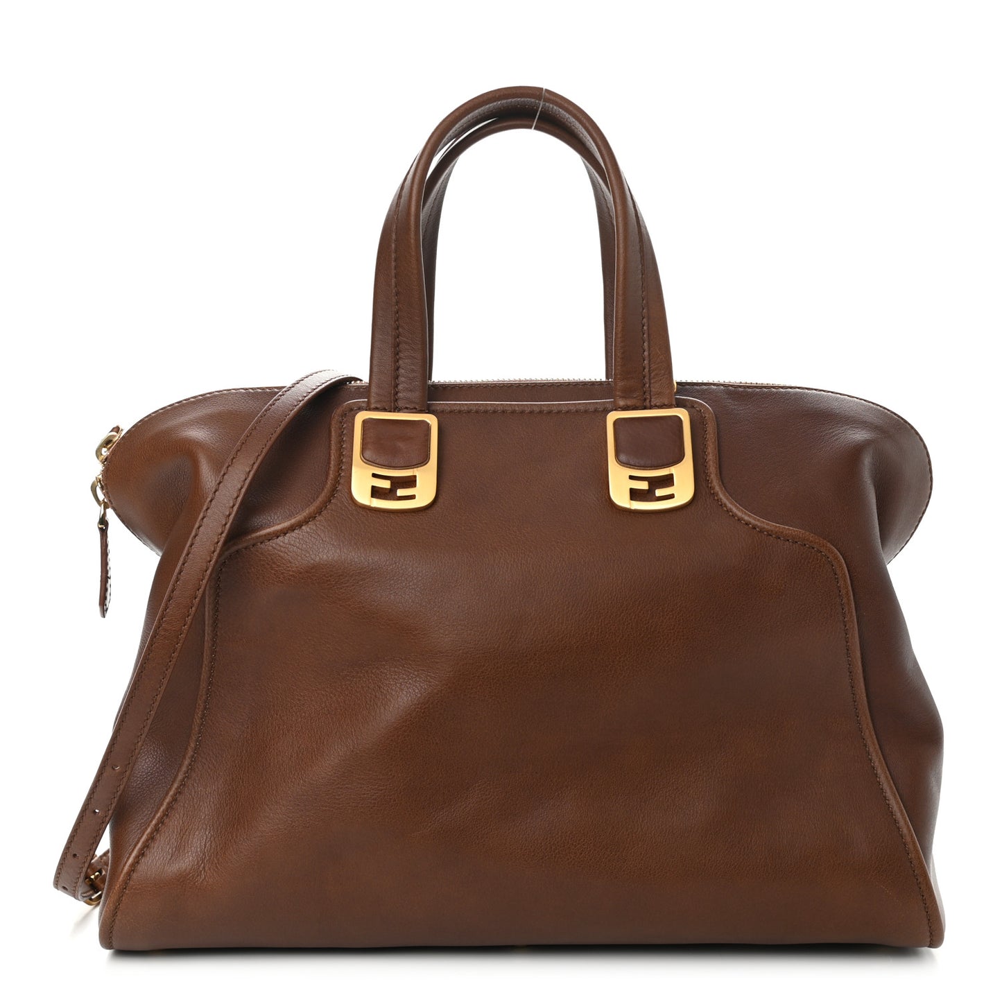 Vitello Dolce Marmol Large Chameleon Tote Brown