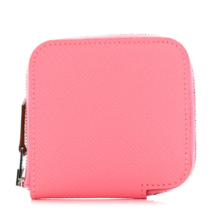 Hermes Epsom Silk'In Coin Purse Rose Confetti 1 of 9