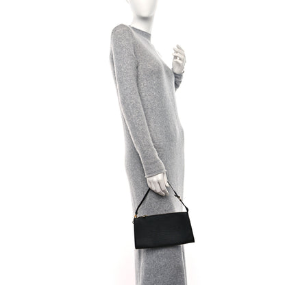 Louis Vuitton Epi Pochette Accessories 24 Black 2 of 9