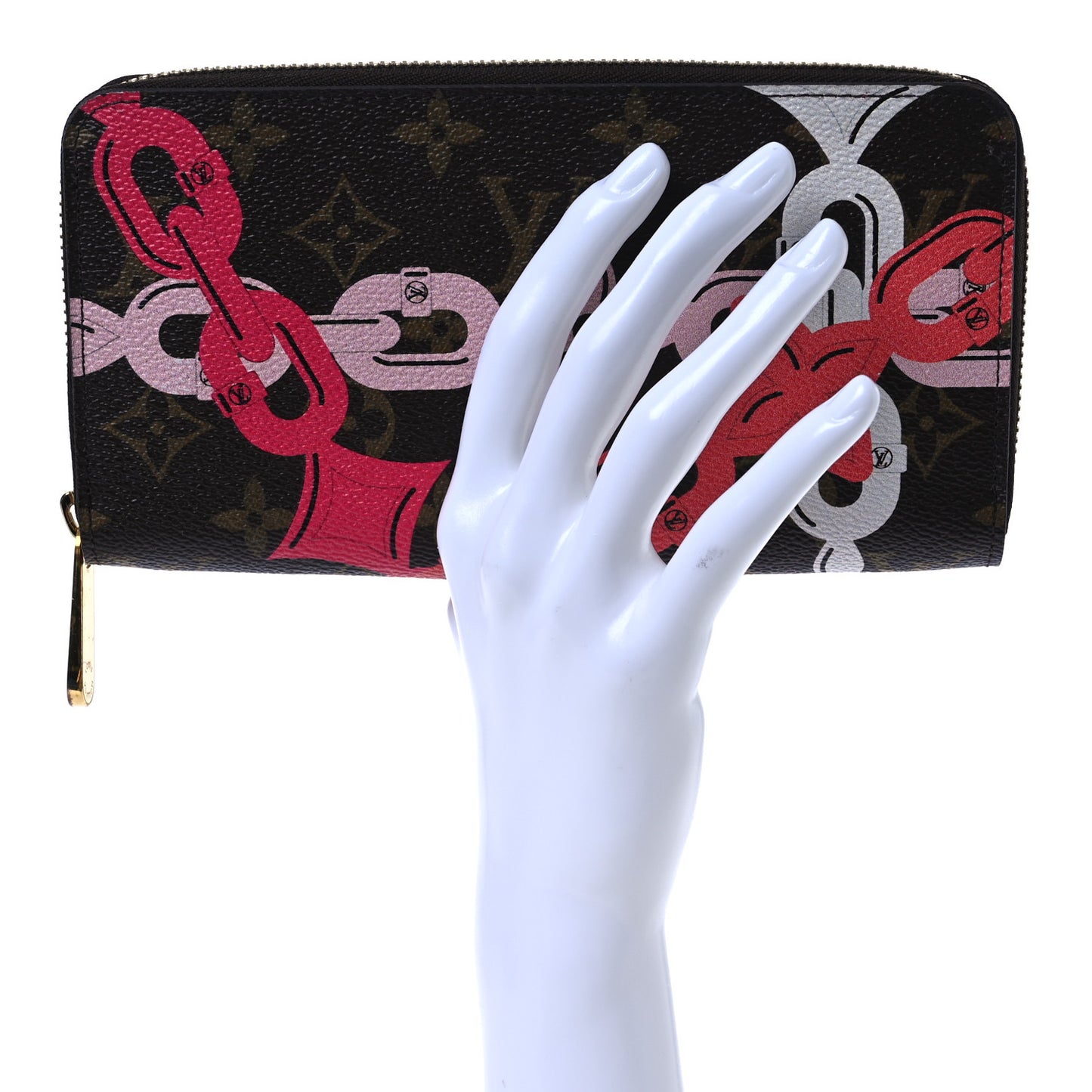 Monogram Bay Zippy Wallet Rose Ballerine Poppy