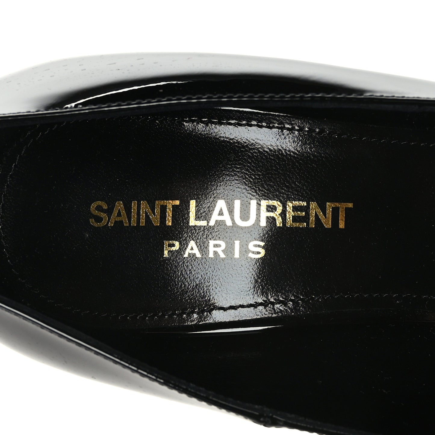 Patent Opyum 110 Pumps 36.5 Black Gold