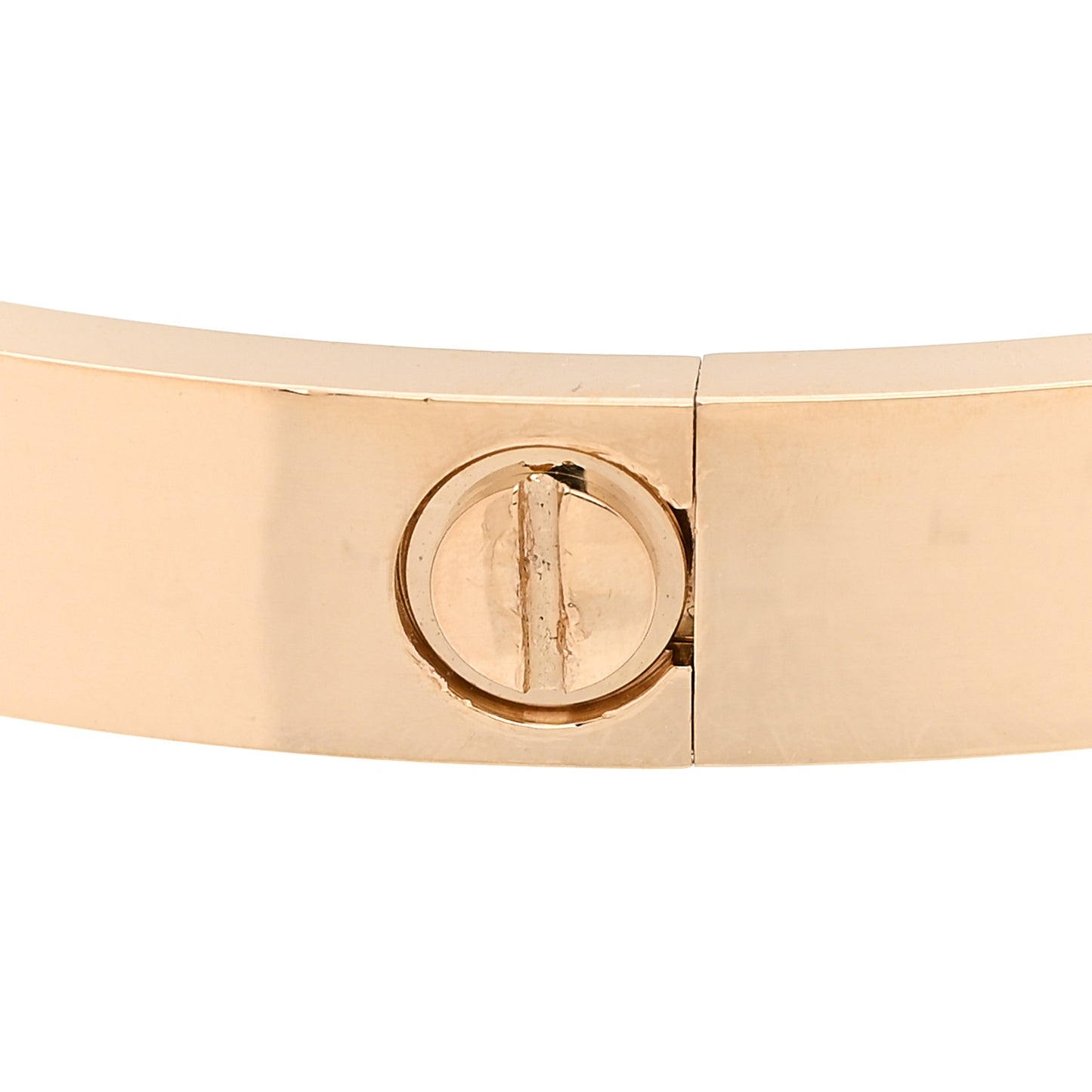 18K Yellow Gold 4 Diamond LOVE Bracelet 19