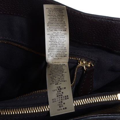 Burberry Haymarket Check Calfskin Medium Golderton Tote Chocolate 8 of 11