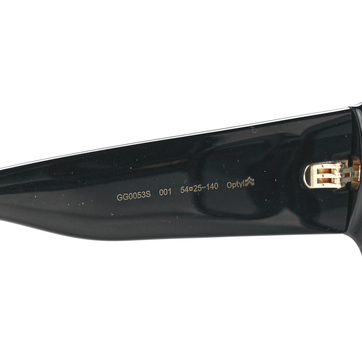Acetate Square Frame Sunglasses GG0053S Black