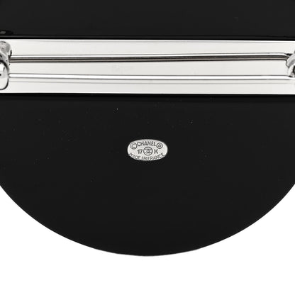 Chanel Glittered Resin Strass Planet Brooch Silver Blue Pink 3 of 3