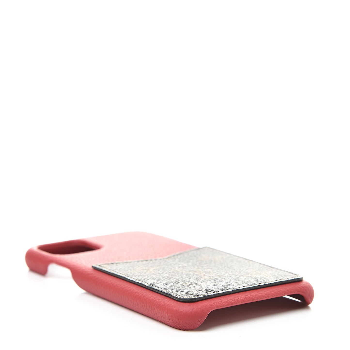 Calfskin Monogram iPhone 11 Pro Max Bumper Scarlet