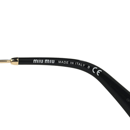 Miu Miu Acetate Metal Cat Eye SMU 01W Sunglasses Tortoise 5 of 7
