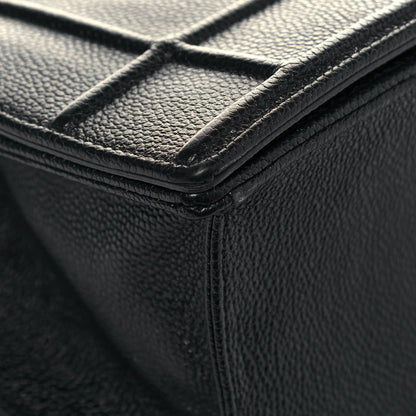 Christian Dior Grained Calfskin Medium Diorama Flap Bag Black 8 of 18