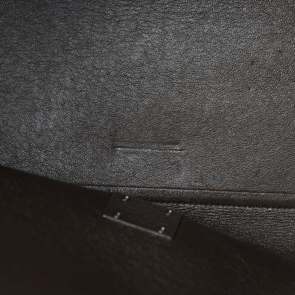 Celine Drummed Calfskin Suede Medium Trapeze Souris 8 of 22
