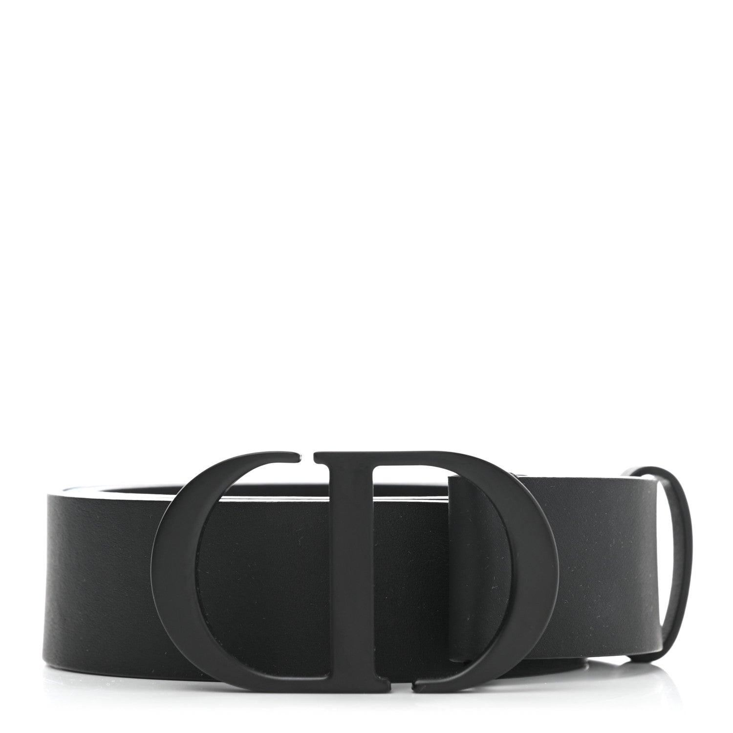 Christian Dior Ultra Matte Calfskin 35mm Montaigne Belt 85 Black 1 of 7