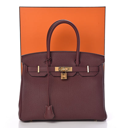 Hermes Togo Birkin 30 Bordeaux 31 of 31