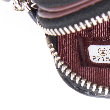 Chanel Lambskin Quilted Small Clutch With Chain Black 10 of 14