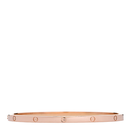 Cartier 18K Pink Gold Small LOVE Bracelet 19 2 of 6