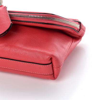 Alexander McQueen Nappa Padlock Skull Clutch Red 8 of 8