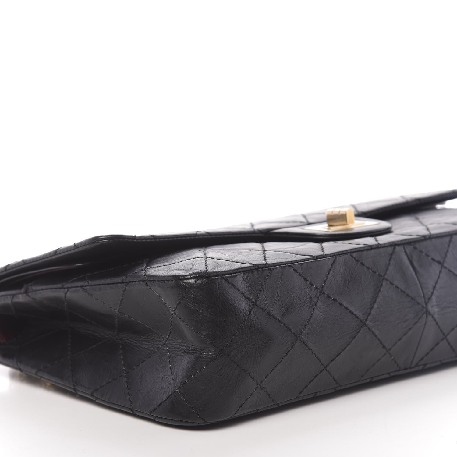 Chanel Aged Calfskin Quilted 2.55 Reissue 227 Flap Black 10 of 13