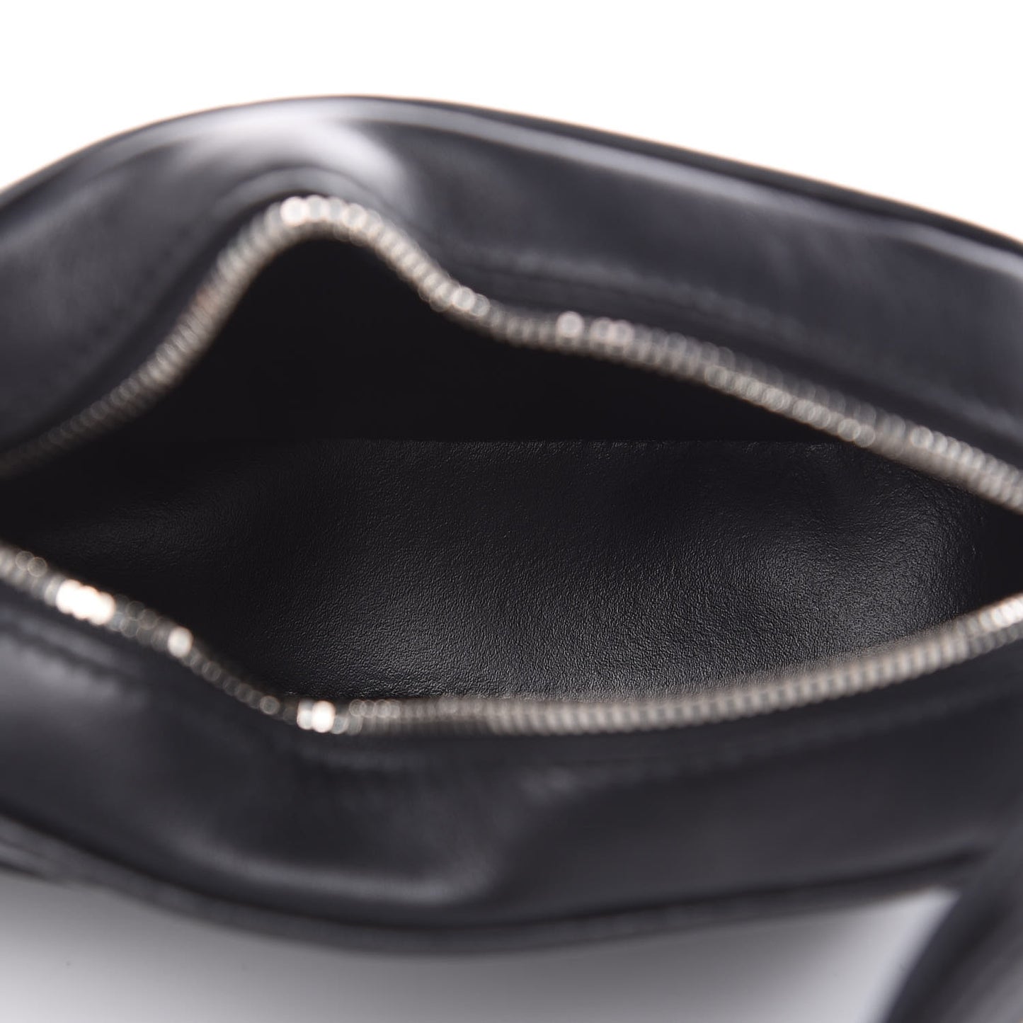 Supple Calfskin Signature Logo XS Everyday Camera Bag Black