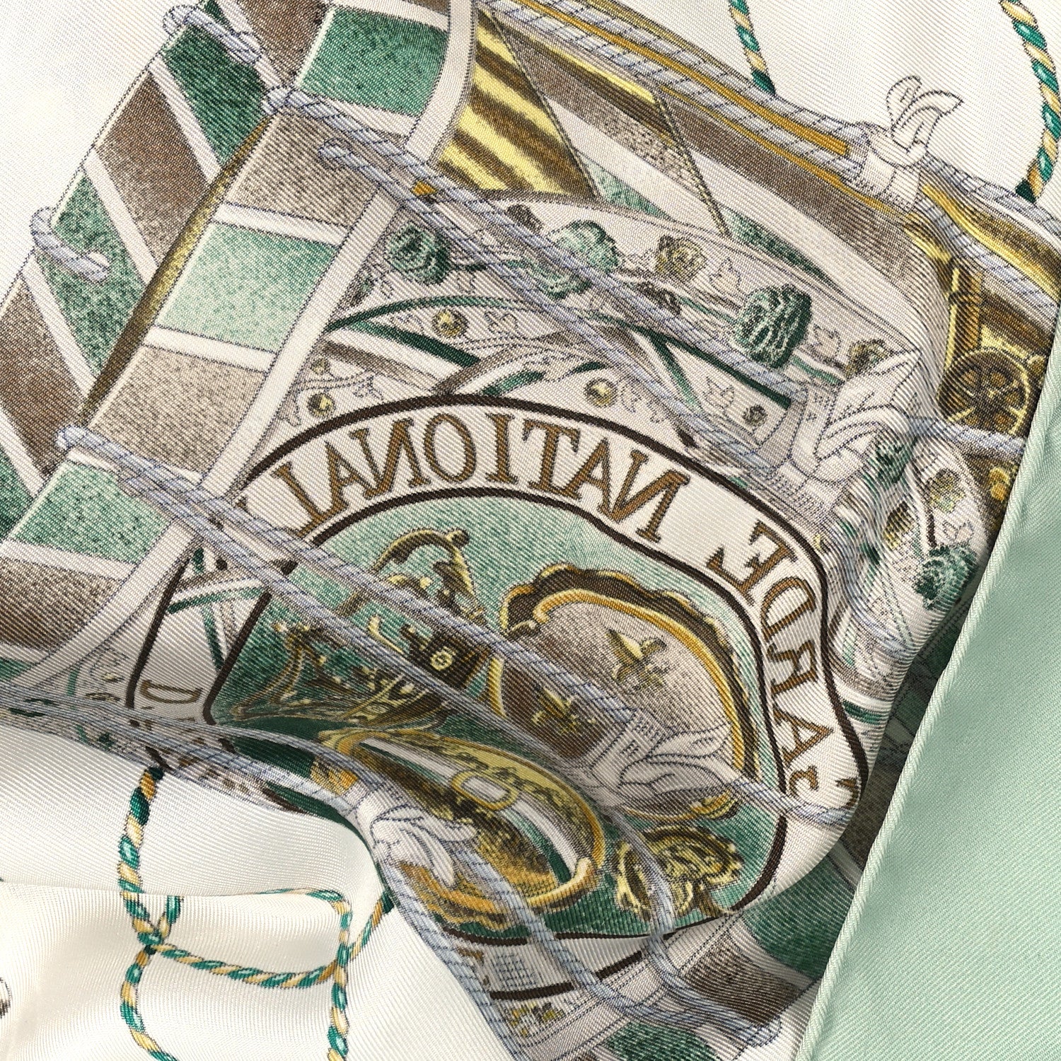 Hermes Silk Les Tambours Scarf 90 1940176 – FASHIONPHILE