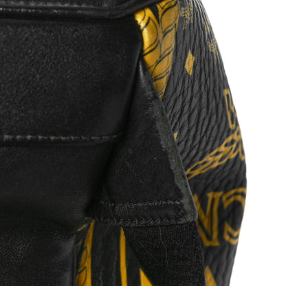 MCM Visetos Baroque Print Medium Stark Backpack Black Sahara 10 of 18