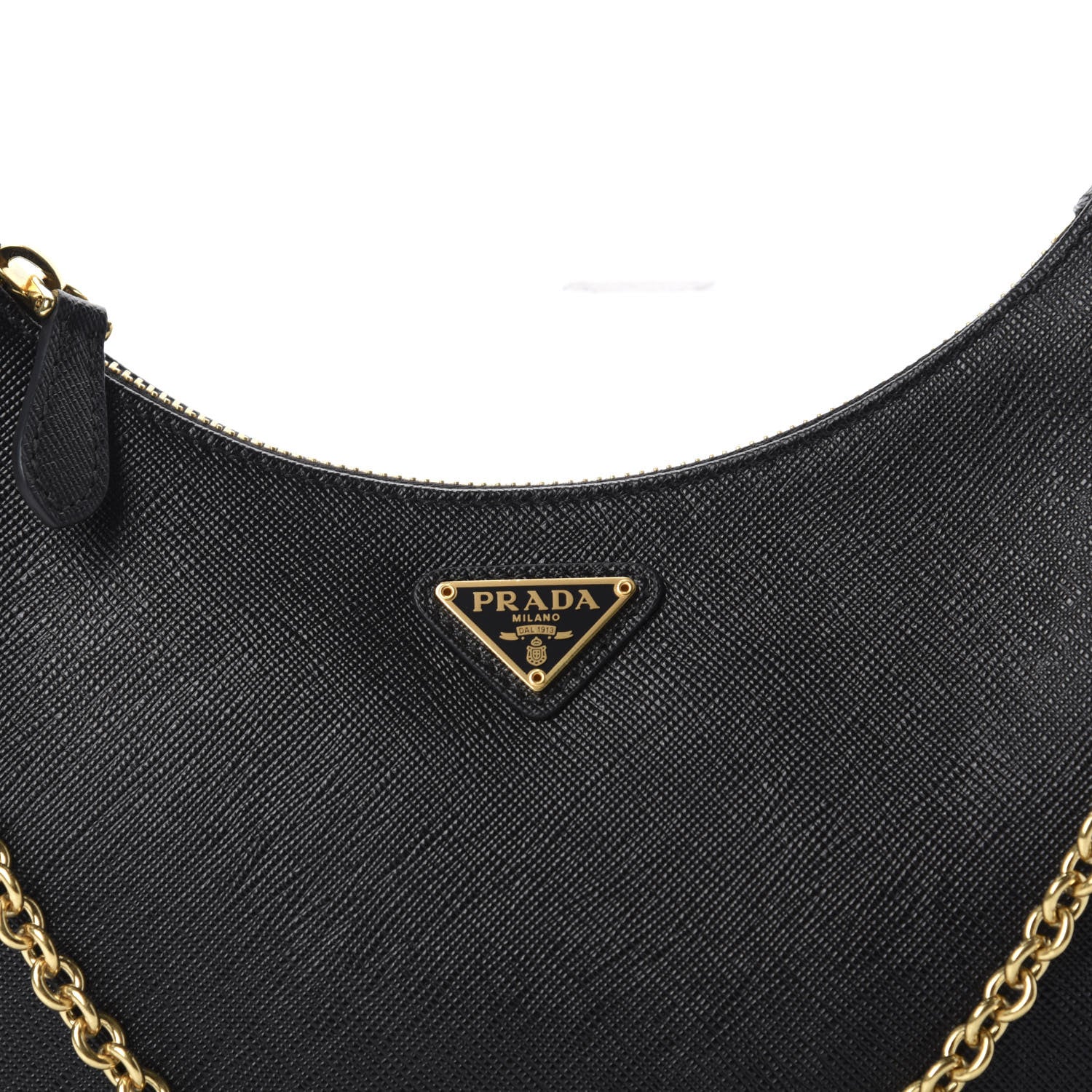 Prada Saffiano Lux Re-Edition 2005 Shoulder Bag Black 11 of 11
